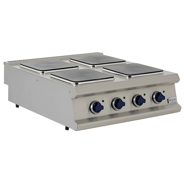 Four hot plates range